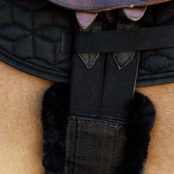 Kentucky Elasticated Sheepskin Girth Black/Black UK | Just Equine