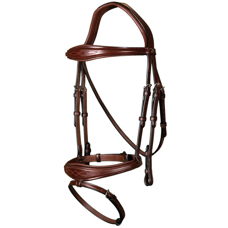 Dy'on New English Collection Anatomic Flash Noseband Bridle UK | Just Equine 2 Dy'on New English Collection Anatomic Flash Noseband Bridle UK | Just Equine - Image 2