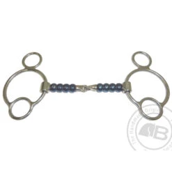 Bomber Bits Cherry Roller 2.5 Ring Snaffle UK | Just Equine
