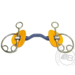 Bombers Bits Kimblewick Blue UK | Just Equine