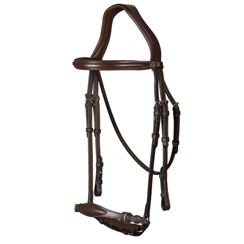 Dy'on New English Collection Adjustable Drop Noseband Bridle UK | Just Equine 2 Dy'on New English Collection Adjustable Drop Noseband Bridle UK | Just Equine - Image 2