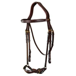 Dy'on Collection Adjustable Drop Noseband Bridle UK | Just Equine 5 Dy'on Collection Adjustable Drop Noseband Bridle UK | Just Equine -Horse Haven Shop Dyon Adjustable Drop Bridle Brown