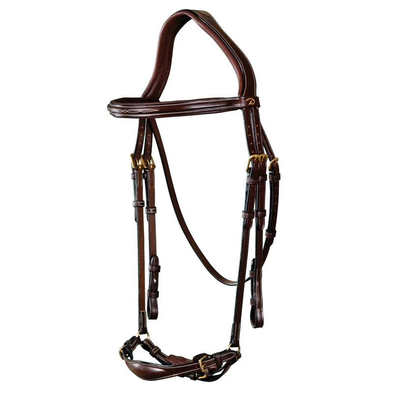 Dy'on Collection Adjustable Drop Noseband Bridle UK | Just Equine 3 Dy'on Collection Adjustable Drop Noseband Bridle UK | Just Equine - Image 3