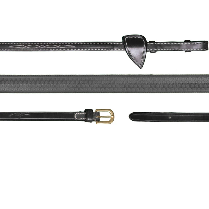 Dy'on Collection 5/8 Inch Rubber Reins UK | Just Equine 2 Dy'on Collection 5/8 Inch Rubber Reins UK | Just Equine - Image 2