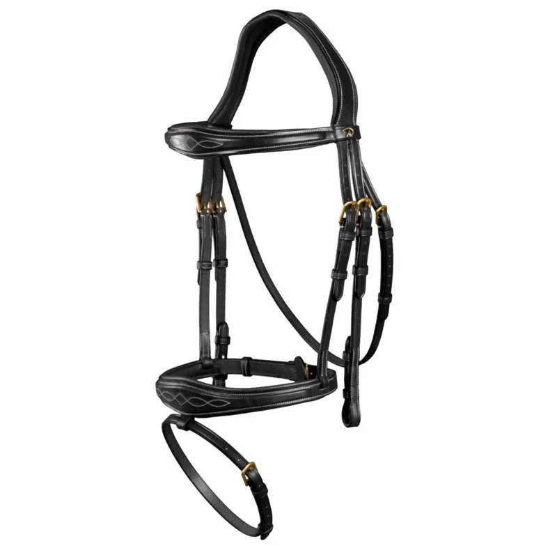 Dy'on Collection Anatomic Flash Noseband Bridle| Just Equine 2 Dy'on Collection Anatomic Flash Noseband Bridle| Just Equine - Image 2