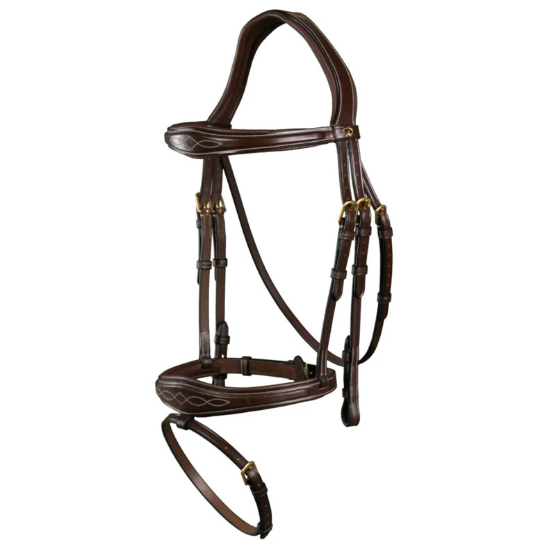 Dy'on Collection Anatomic Flash Noseband Bridle| Just Equine 1 Dy'on Collection Anatomic Flash Noseband Bridle| Just Equine