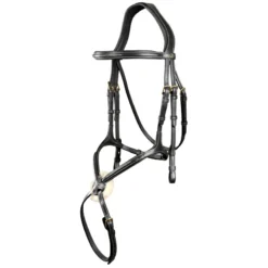 Dy'on Collection Bridle With Grackle Noseband UK | Just Equine 6 Dy'on Collection Bridle With Grackle Noseband UK | Just Equine -Horse Haven Shop Dyon Collection Bridle with Grackle Noseband Black