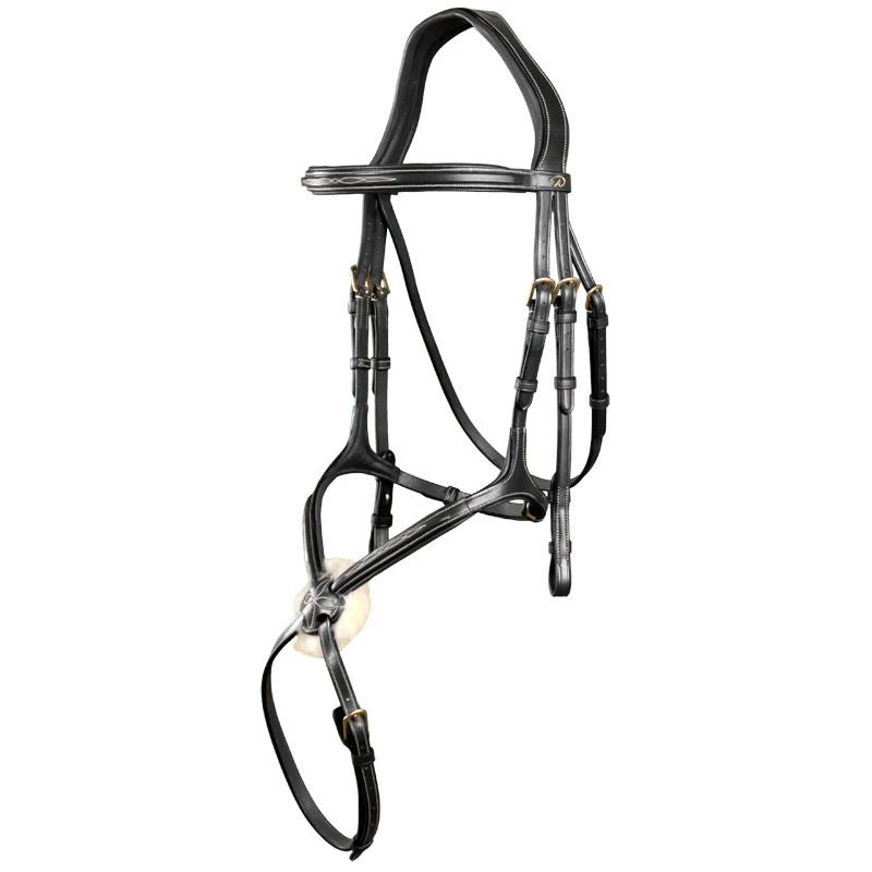 Dy'on Collection Bridle With Grackle Noseband UK | Just Equine 3 Dy'on Collection Bridle With Grackle Noseband UK | Just Equine - Image 3