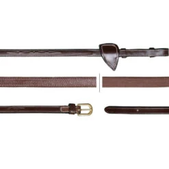Dy’on Collection Rubber Lined Hunter Reins UK | Just Equine