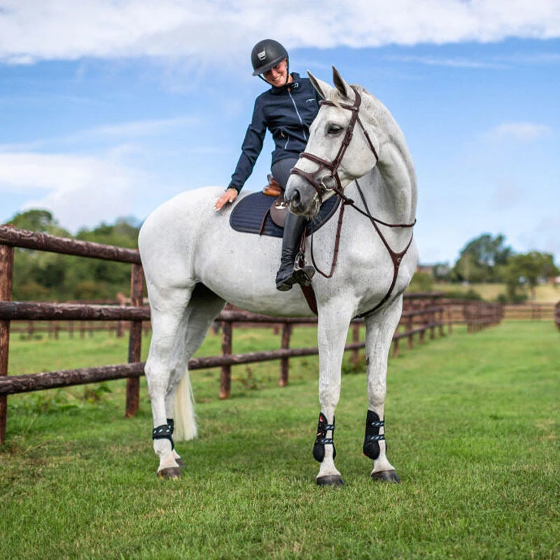 Dy'on New English Collection Double Noseband Bridle UK | Just Equine 2 Dy'on New English Collection Double Noseband Bridle UK | Just Equine - Image 2