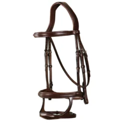 Dy'on New English Collection Double Noseband Bridle UK | Just Equine 8 Dy'on New English Collection Double Noseband Bridle UK | Just Equine -Horse Haven Shop Dyon Double Noseband Bridle New English Collection Brown