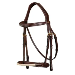 Dy'on Collection Rope Noseband Bridle UK | Just Equine -Horse Haven Shop Dyon Rope Bridle Brown