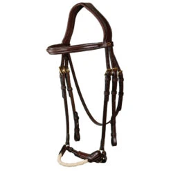 Dy'on Collection Rope Drop Noseband Bridle UK | Just Equine 5 Dy'on Collection Rope Drop Noseband Bridle UK | Just Equine -Horse Haven Shop Dyon Rope Drop Bridle Brown