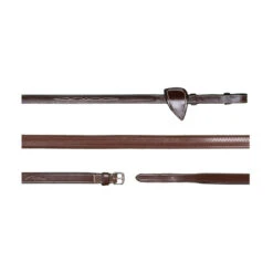 Dy'on US Collection 1/2 Inch Rubber Reins UK | Just Equine -Horse Haven Shop Dyon US Collection 12 Inch Rubber Reins Brown