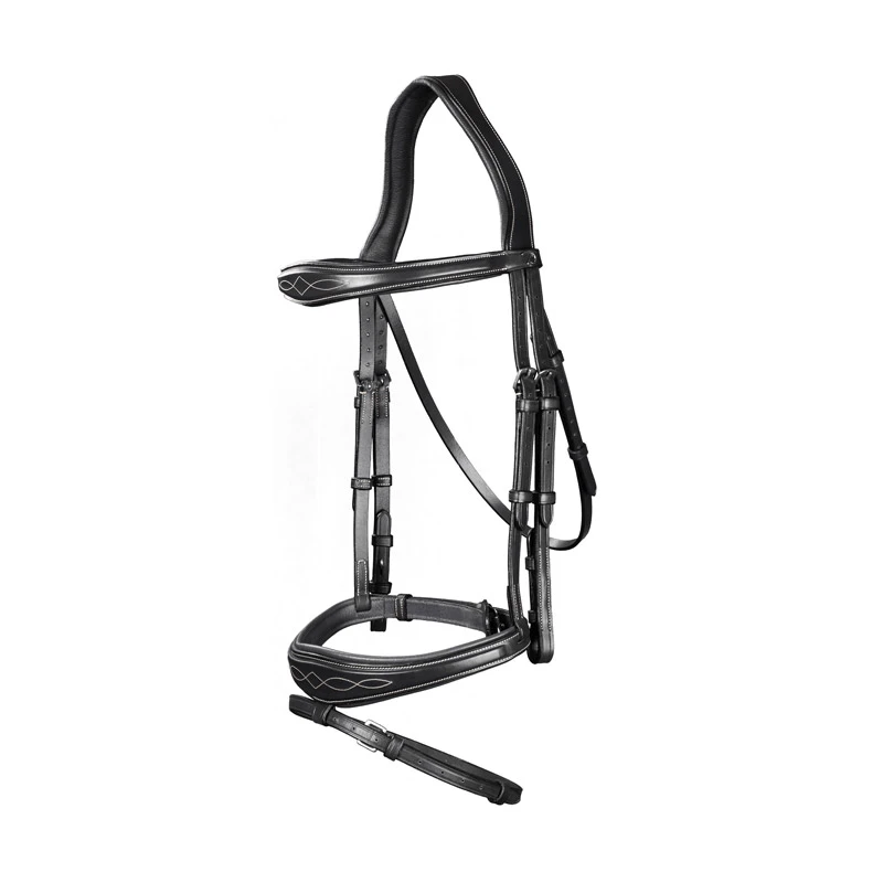 Dy'on US Collection Anatomic Flash Noseband Bridle UK | Just Equine 2 Dy'on US Collection Anatomic Flash Noseband Bridle UK | Just Equine - Image 2