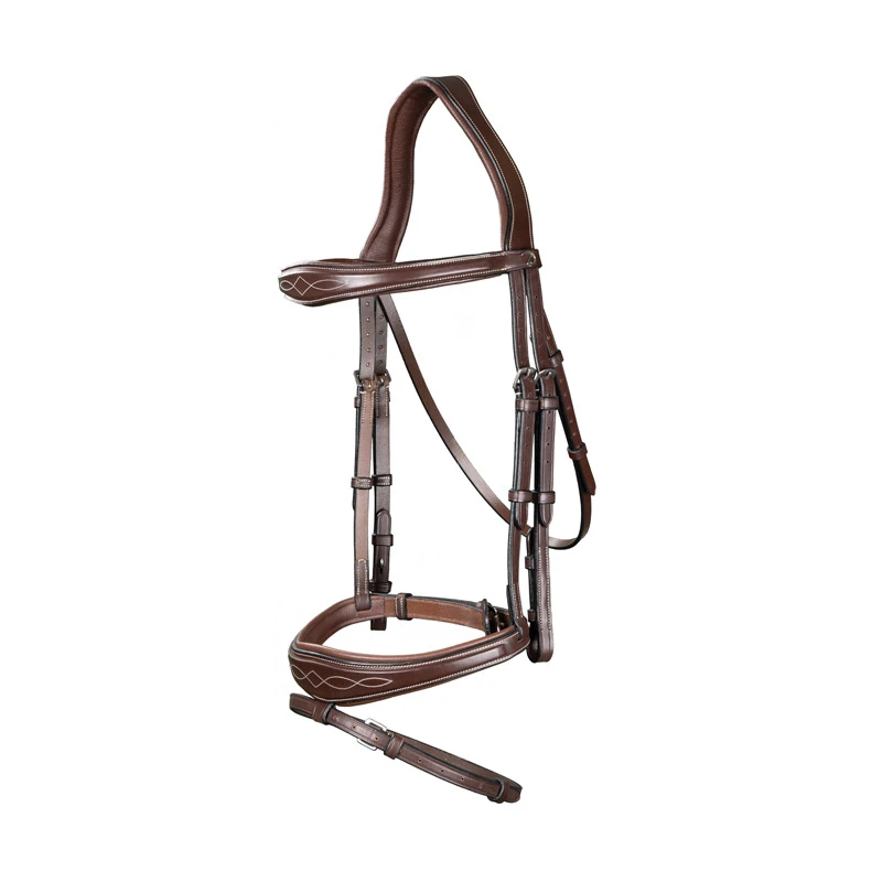 Dy'on US Collection Anatomic Flash Noseband Bridle UK | Just Equine 3 Dy'on US Collection Anatomic Flash Noseband Bridle UK | Just Equine - Image 3