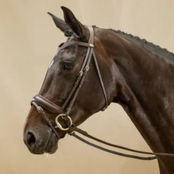 Dy’on Working Collection Matte Large Crank Noseband With Flash UK | Just Equine