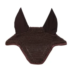 Kentucky Horsewear Fly Veil Wellington Glitter UK | Just Equine -Horse Haven Shop Fly Veil Glitter Brown 2