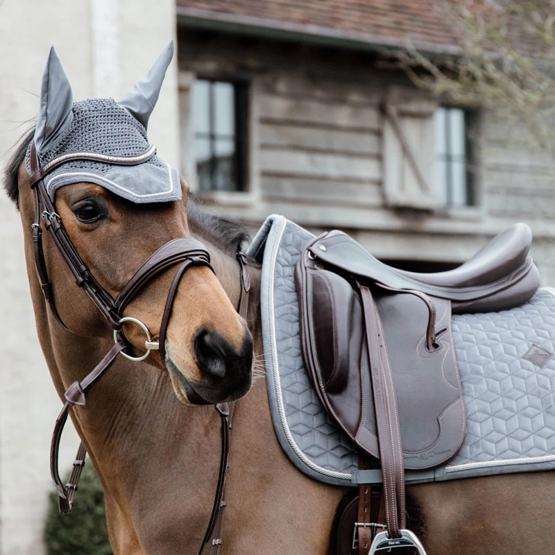 Fly Veil Wellington Basic Velvet UK | Just Equine 3 Fly Veil Wellington Basic Velvet UK | Just Equine - Image 3