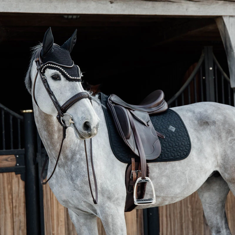 NEW Fly Veil Wellington Big Stone And Pearl UK | Just Equine 2 NEW Fly Veil Wellington Big Stone And Pearl UK | Just Equine - Image 2
