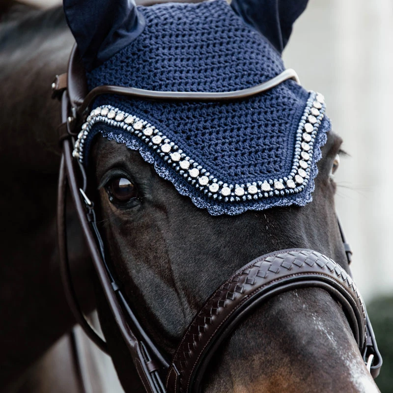 Fly Veil Wellington Big Stone And Pearl Soundless| Just Equine 5 Fly Veil Wellington Big Stone And Pearl Soundless| Just Equine - Image 5