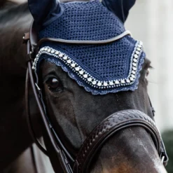 NEW Fly Veil Wellington Big Stone And Pearl UK | Just Equine
