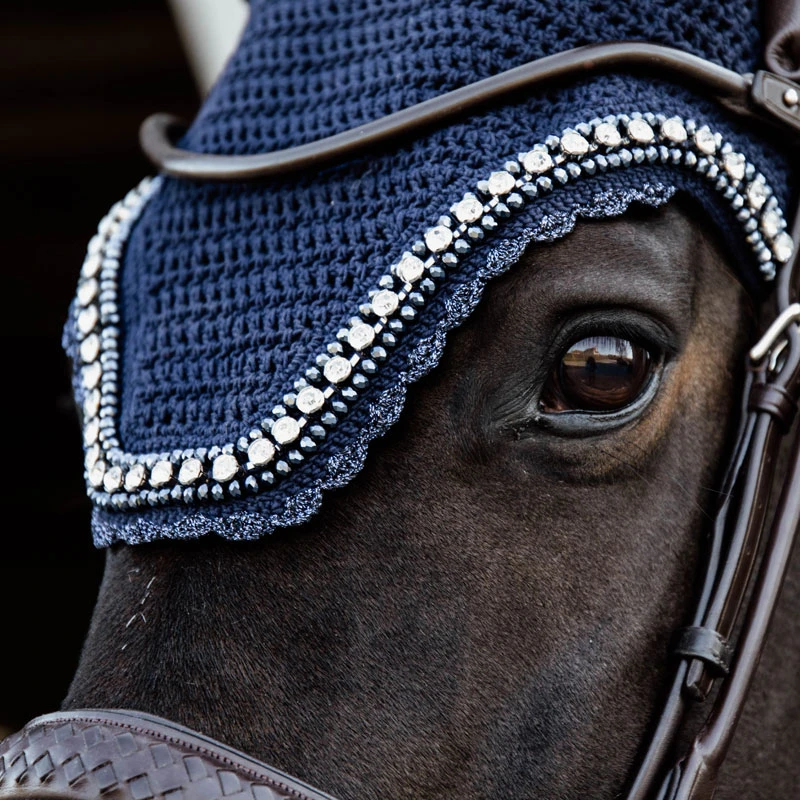 Fly Veil Wellington Big Stone And Pearl Soundless| Just Equine 4 Fly Veil Wellington Big Stone And Pearl Soundless| Just Equine - Image 4