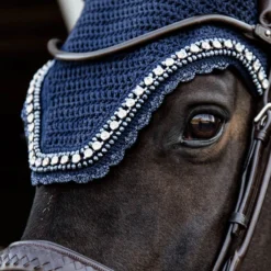 NEW Fly Veil Wellington Big Stone And Pearl UK | Just Equine 9 NEW Fly Veil Wellington Big Stone And Pearl UK | Just Equine -Horse Haven Shop Fly Veil Wellington Big Stone and Pearl Navy 2
