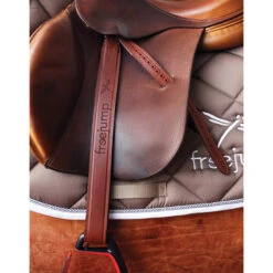 Freejump Classic Wide Stirrup Leathers UK | Just Equine