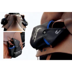 Freejump Stirrup Pockets UK | Just Equine -Horse Haven Shop Freejump Stirrup Pockets Blue 2