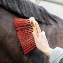 Grooming Deluxe Middle Brush Long UK | Just Equine 15 Grooming Deluxe Middle Brush Long UK | Just Equine -Horse Haven Shop Grooming Deluxe Middle Brush Long Brown 1