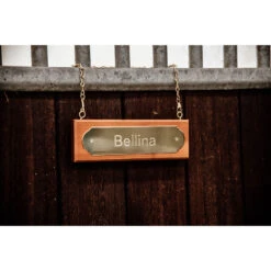 Grooming Deluxe Stable Name Plate Hanger UK | Just Equine