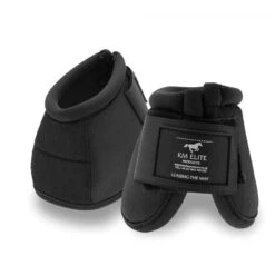 KM Elite Ballistic No Turn Over Reach Boots Black UK | Just Equine