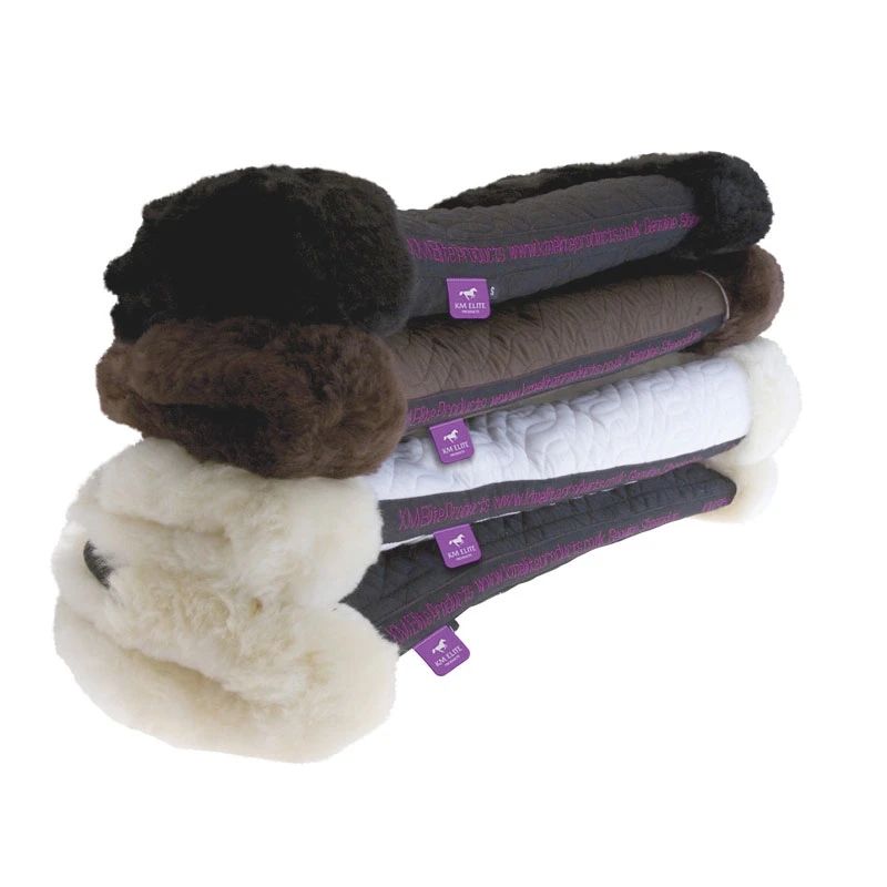 KM Elite Sheepskin Half Pads UK | Just Equine 1 KM Elite Sheepskin Half Pads UK | Just Equine