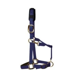 KM Elite Headcollar Navy | Padded Headcollar | Just Equine