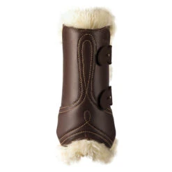 Kentucky Horsewear Leather Sheepskin Tendon Boots UK | Just Equine -Horse Haven Shop Kentucky Horsewear Leather Sheepskin Tendon Boot Brown 2