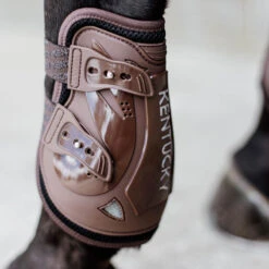 NEW Kentucky Horsewear Moonboots Air X UK | Just Equine -Horse Haven Shop Kentucky Horsewear Moonboots Air X Brown Rear View