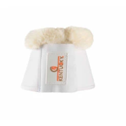 Sheepskin Leather Over Reach Boots UK | Just Equine 18 Sheepskin Leather Over Reach Boots UK | Just Equine -Horse Haven Shop Kentucky Horsewear Over Reach Boots White