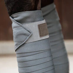 Kentucky Horsewear Repellent Work Bandages UK | Just Equine -Horse Haven Shop Kentucky Horsewear Repellent Work Bandages Grey 1