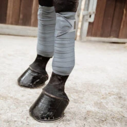 Kentucky Horsewear Repellent Work Bandages UK | Just Equine -Horse Haven Shop Kentucky Horsewear Repellent Work Bandages Grey 2
