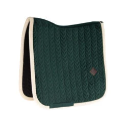 Kentucky Horsewear Saddle Pad Velvet Contrast UK | Just Equine 22 Kentucky Horsewear Saddle Pad Velvet Contrast UK | Just Equine -Horse Haven Shop Kentucky Horsewear Saddle Pad Velvet Contrast Show Dressage Pine Green