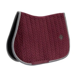 Kentucky Horsewear Saddle Pad Velvet Contrast UK | Just Equine 24 Kentucky Horsewear Saddle Pad Velvet Contrast UK | Just Equine -Horse Haven Shop Kentucky Horsewear Saddle Pad Velvet Contrast Show Jumping Bordeaux