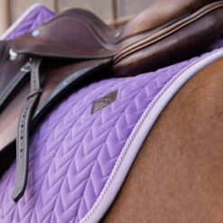 Kentucky Horsewear Saddle Pad Velvet Contrast UK | Just Equine