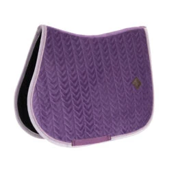 Kentucky Horsewear Saddle Pad Velvet Contrast UK | Just Equine 28 Kentucky Horsewear Saddle Pad Velvet Contrast UK | Just Equine -Horse Haven Shop Kentucky Horsewear Saddle Pad Velvet Contrast Show Jumping Purple