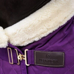 Kentucky Horsewear Purple Show Rug UK -Horse Haven Shop Kentucky Horsewear Show Rug Royal Purple Sheepskin Collar