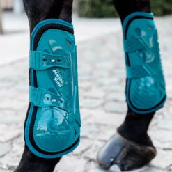 Kentucky Tendon Boots Bamboo Shield Elastic UK | Just Equine 18 Kentucky Tendon Boots Bamboo Shield Elastic UK | Just Equine -Horse Haven Shop Kentucky Horsewear Tendon Boots Bamboo Shield Elastic Emerald
