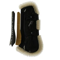 Kentucky Vegan Sheepskin Tendon Boots Bamboo Shield UK | 26 Kentucky Vegan Sheepskin Tendon Boots Bamboo Shield UK | -Horse Haven Shop Kentucky Horsewear Vegan Sheepskin Tendon Boots Elastic Black 6