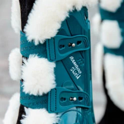 Kentucky Vegan Sheepskin Tendon Boots Bamboo Shield UK | 21 Kentucky Vegan Sheepskin Tendon Boots Bamboo Shield UK | -Horse Haven Shop Kentucky Horsewear Vegan Sheepskin Tendon Boots Elastic Emerald 1