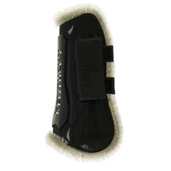 Kentucky Horsewear Vegan Sheepskin Velcro Tendon Boots UK | Just Equine -Horse Haven Shop Kentucky Horsewear Vegan Sheepskin Velcro Tendon Boots Black