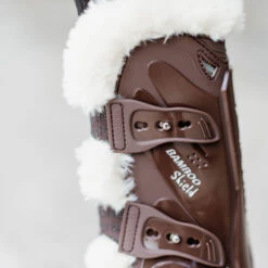 Kentucky Vegan Sheepskin Tendon Boots Bamboo Shield UK | 24 Kentucky Vegan Sheepskin Tendon Boots Bamboo Shield UK | -Horse Haven Shop Kentucky Vegan Sheepskin Tendon Boots Bamboo Shield Elastic Brown 10